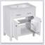 Meuble-lavabo mural moderne de 24 pouces avec 2 tiroirs, idéal pour les petites salles de bain-1101094096