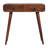 Curved Two Drawer Console Table