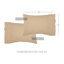  Taie d'oreiller 100% coton Burlap-1875923899-1875923846