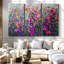 «Hollyhocks Inspired By Pollock» sur-189076567