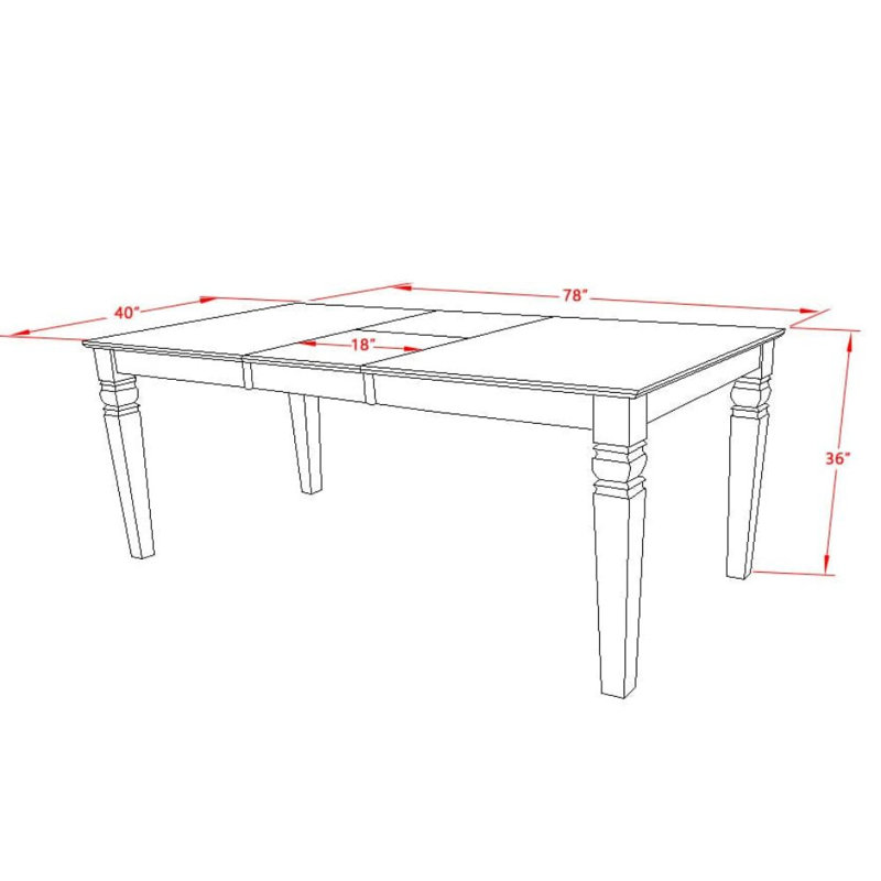 Ensemble de cuisine 7 pièces 7C4702DC2AA84E25A1C4754E22070D9B comprenant une table de salle à manger rectangulaire avec rallonge amovible et 8 chaises rembourrées, lin blanc