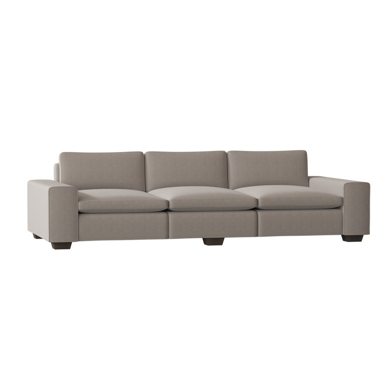 Liam Sofa, Bella Black Performance Velvet, Brown Mahogany