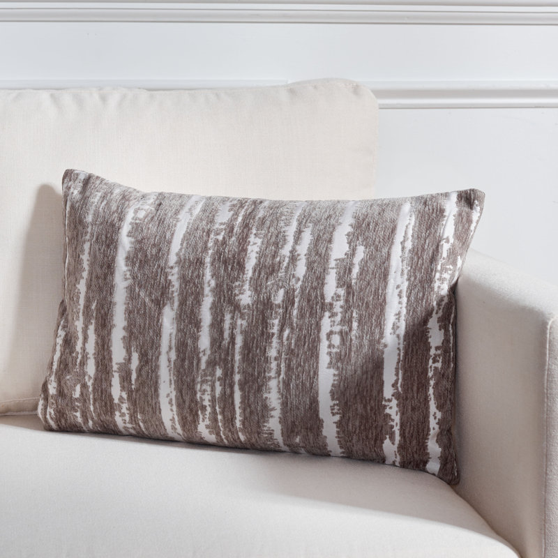 Revell Square Pillow Cover & Insert, Gray, 12" x 20"