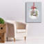 Toile épique Graffiti «Country Christmas Snow Globe Ornament» par House Fenway, 26 po x 34 po-1352396607