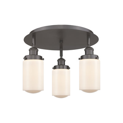 Erkson Glass Flush Mount