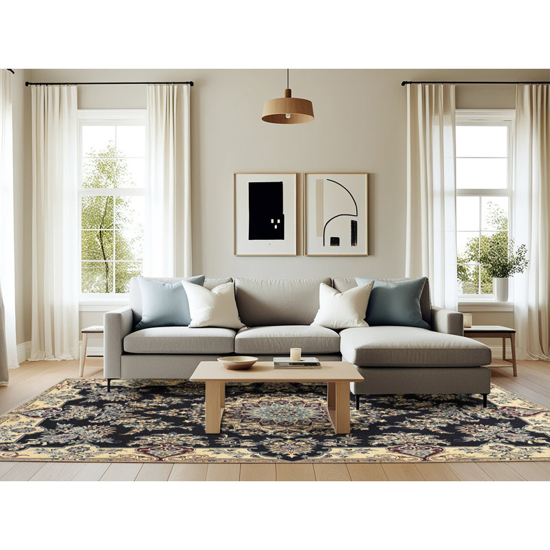 Brittaney Oriental Indoor Rug, Rectangle 6' x 9'