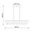 Adrienna 1-Light Kitchen Island Modern Linear LED Pendant-131702125