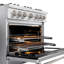ZLINE 36" Classic Dual Fuel DuraSnow Range w/ 6 Brass Burners & Convection Oven-574066557