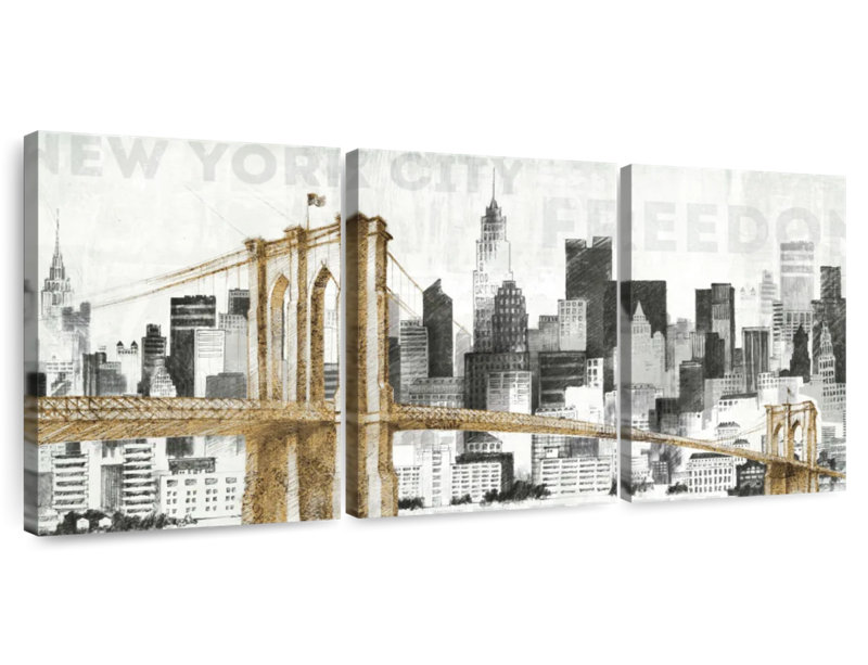 Senne, New York, horizon I, H 12 po x l 26 po