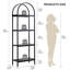 60cm W Metal Standard Bookcase-307126399-307126397