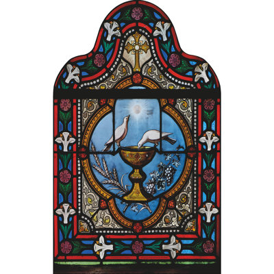 Holy Grail Stained Glass 75" Cardboard Standup