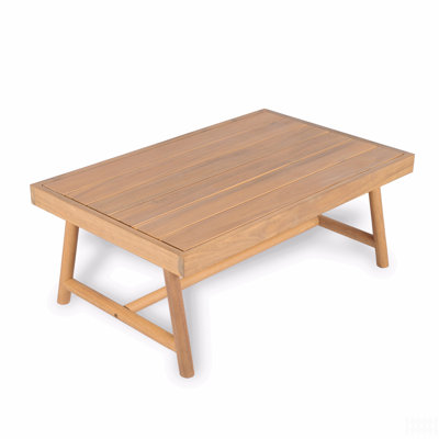 Patio Acacia Wood Rectangle Coffee Table