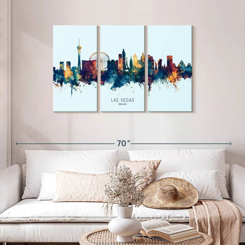 Rorry Las Vegas Nevada Skyline II, 28" H x 45" W
