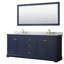 Ensemble de meuble-lavabo double 80 "avec miroir Avery-41604550-98249168