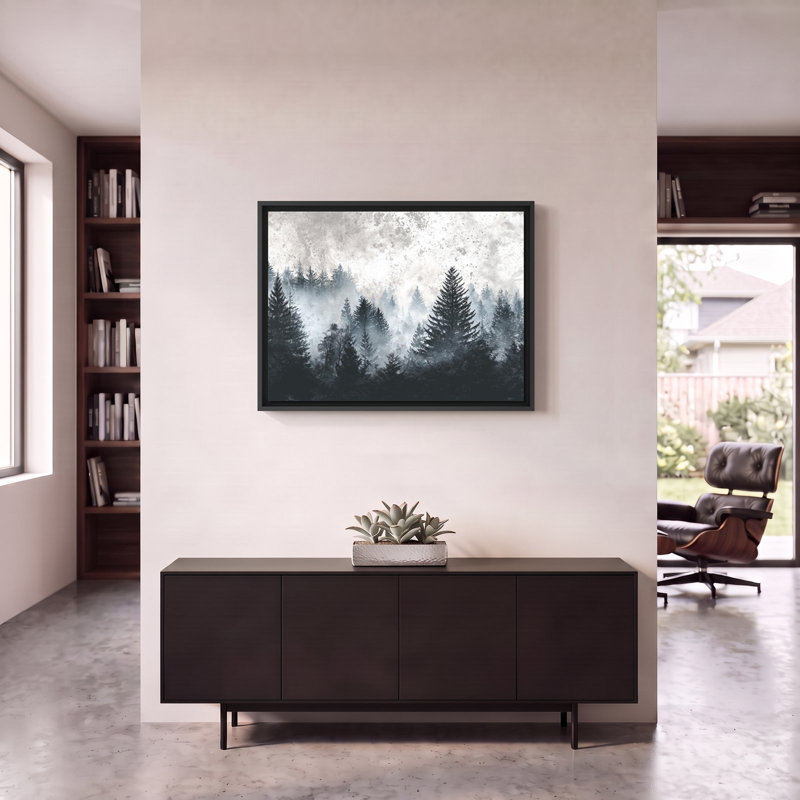 The Forest Beyond the Haze, 29" H x 22" W