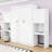 Queen Murphy Bed with Desk and Cabinets-559281905