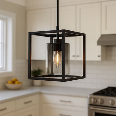 1 - Light Matte Black Pendant