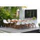 Anautica 118'' Rectangular 10 - Person Outdoor Dining Set