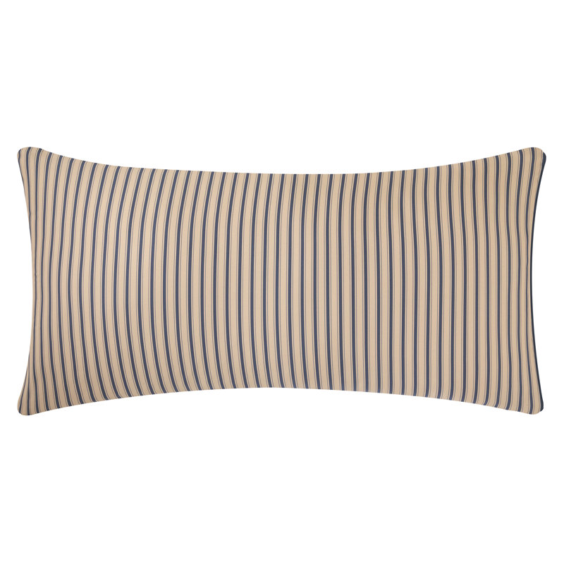 4 Continents marine blue on bronze ground King Pillowcase pair, King