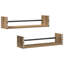 Wall Shelf 2 Pcs Engineered Wood-515488811-515488805