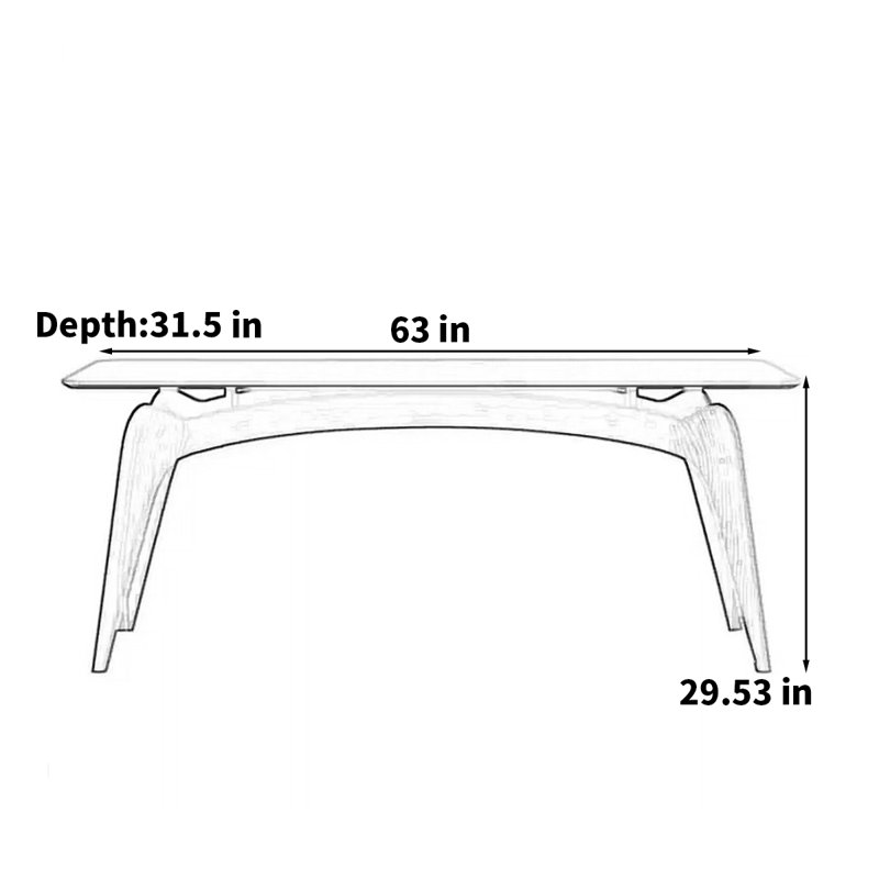 Leiker, Noir, noir, noir, noir, H 29,53 po x L 63 po x l 31,50 po