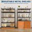 182.9cm W Steel Shelving Unit