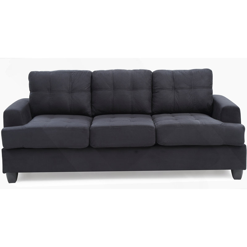 Canapé Sandridge G515A-S de Glory Furniture, microsuède doux, dossiers et accoudoirs amovibles pour une livraison facile et confortable