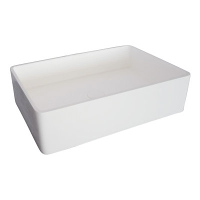 Barclay Leopold 15.75'' Resin Rectangular Bathroom Sink