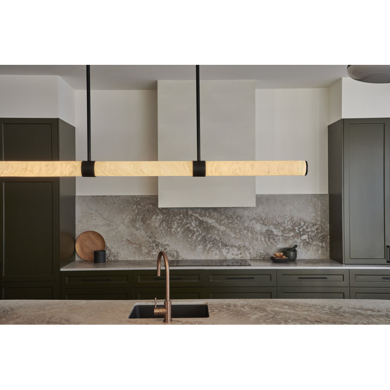 Conners Single Light Dimmable LED Pendant, Black