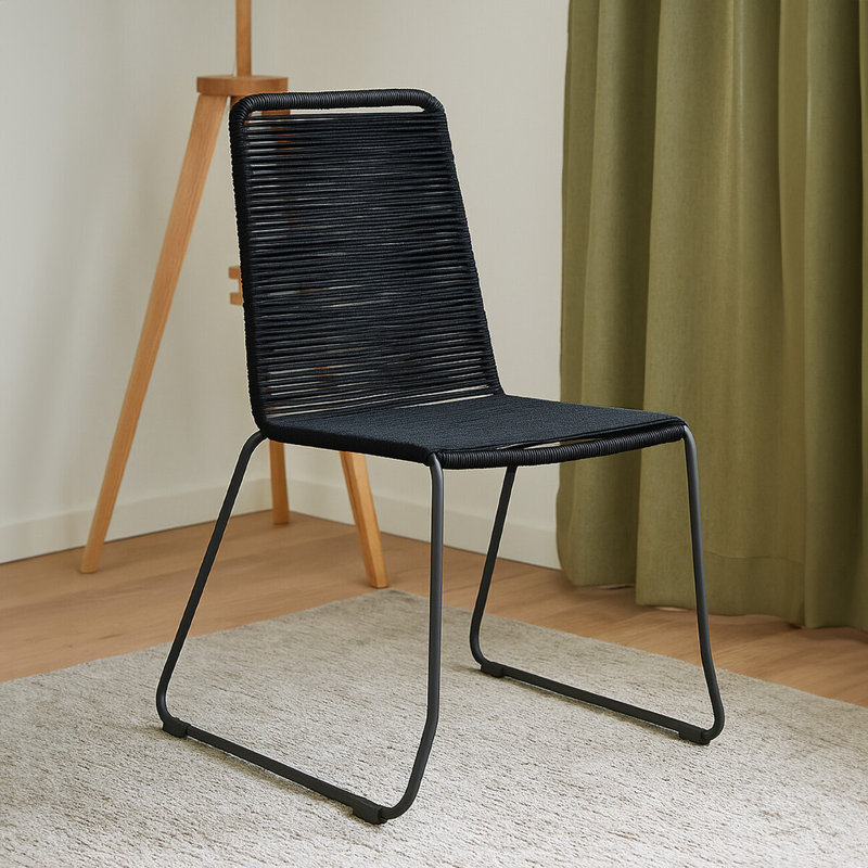Baudin Patio Dining Side Chair with Cushion