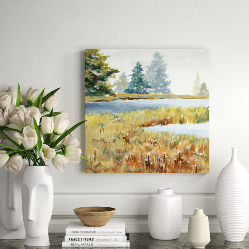 Daylight In Winter Print by Sara Brown, 24" H x 24" W x 1.5" D, Glass Coat