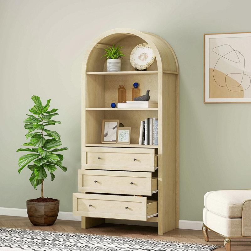Grande armoire de rangement arquée 70,20 "