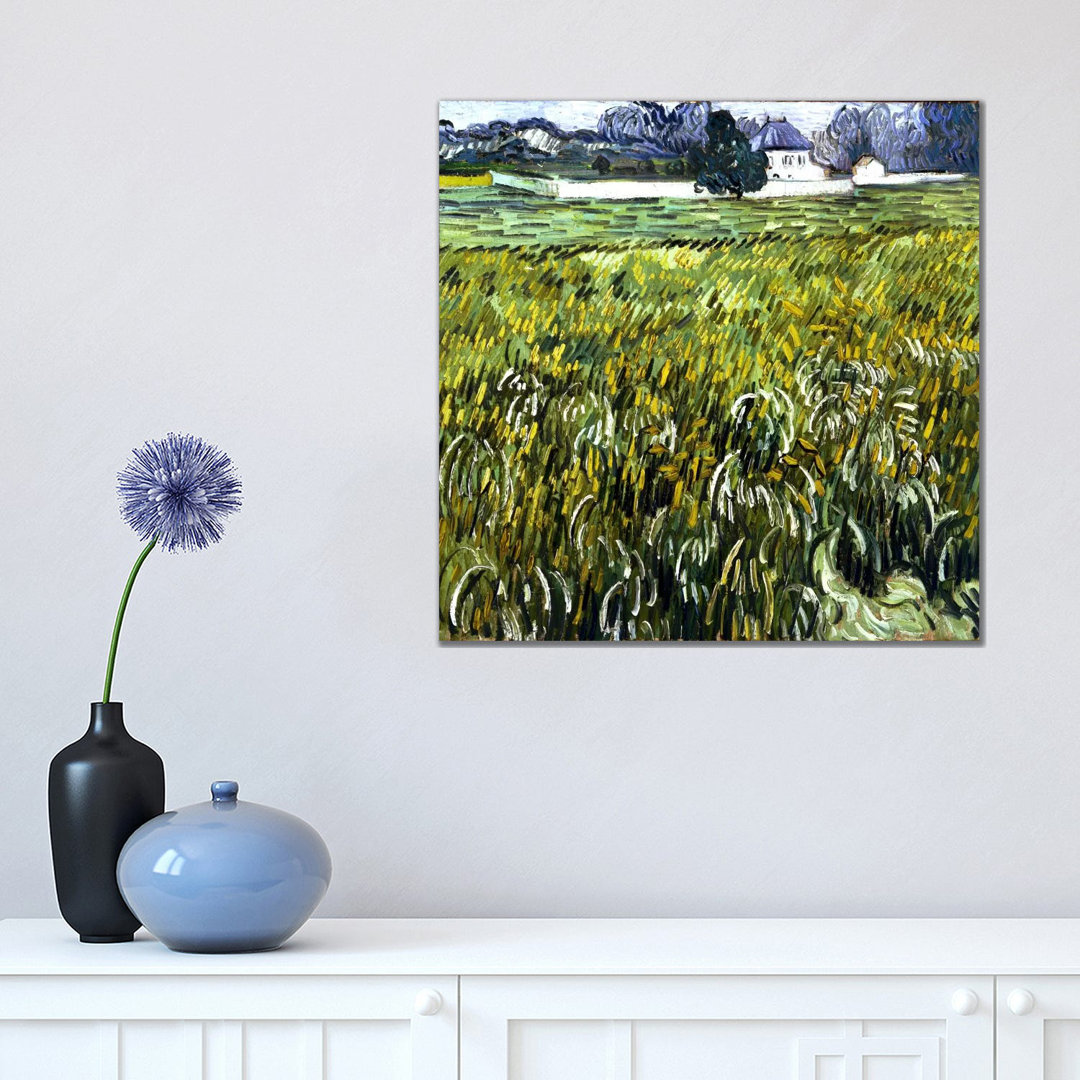 House At Auvers by Vincent Van Gogh - Wrapped Canvas Painting