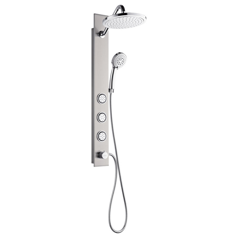 SensoTEMP Stainless Shower 1.8 GPM, Stainless Steel