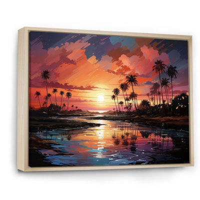 " Palm Trees Abstract Landscape III "
