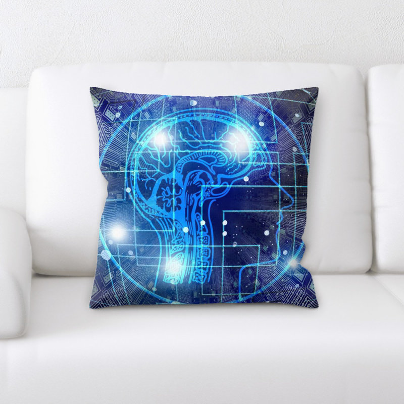 Coussin décoratif à intelligence artificielle