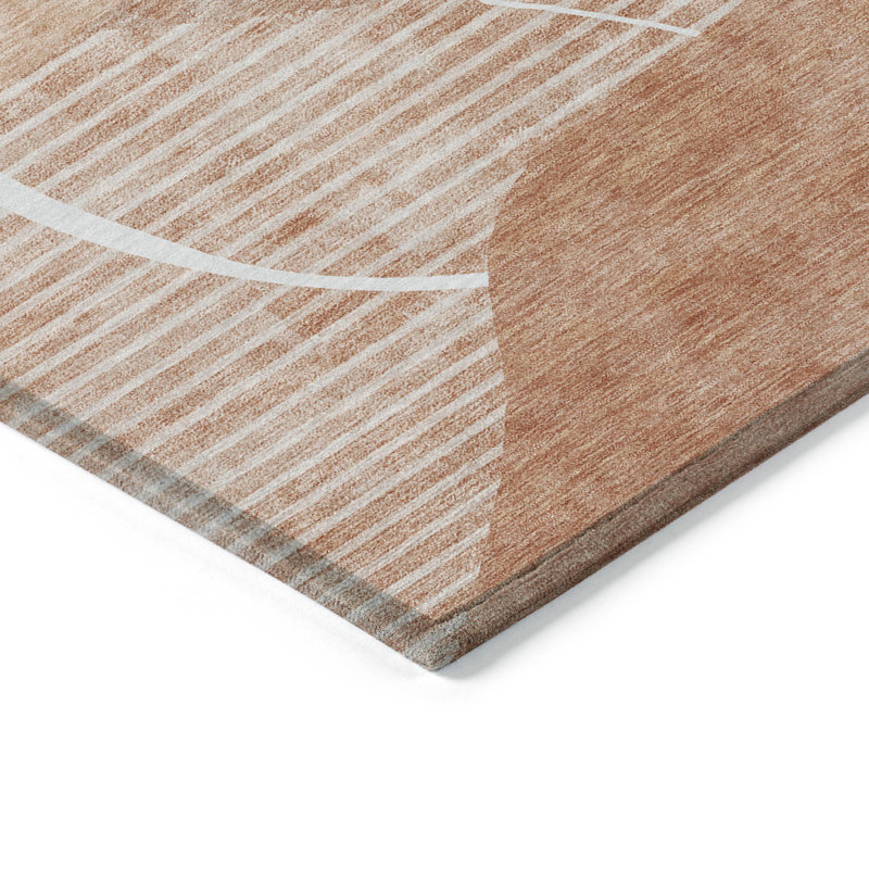 Malchow Washable Patchwork Indoor Rug, Rectangle 9' x 12'