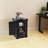 Industrial Metal Container Side Table With Drawer For Bar/Bedroom/Garage-116034677
