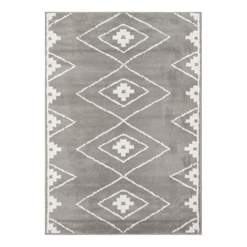 Latitude Run® Vefsna Nikolis Rug Gray, Rectangle 5'1" x 7'1"