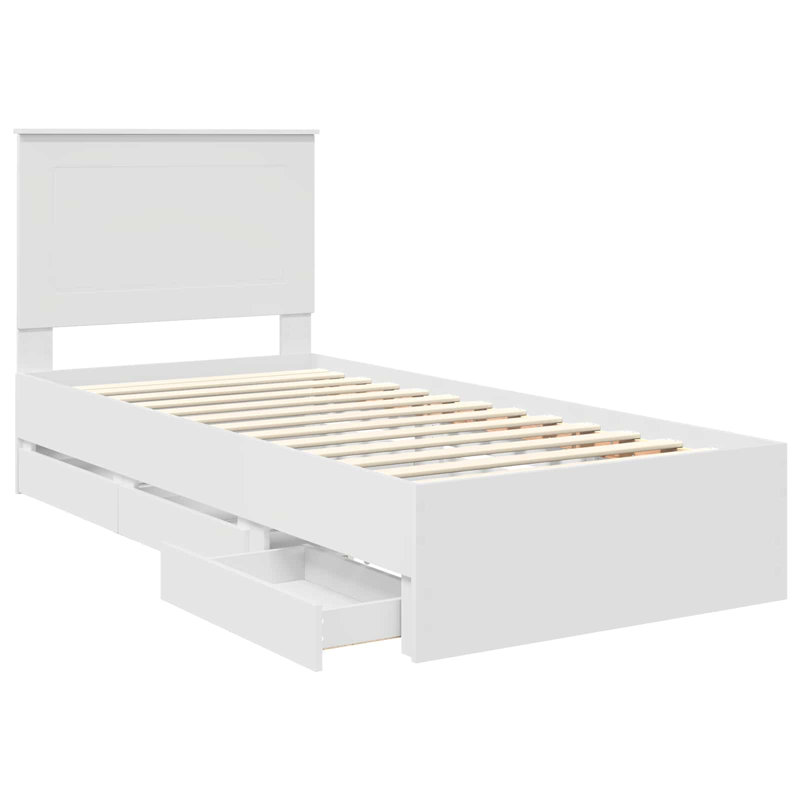 Bed, Small Single (2'6), White