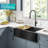 Oletto Pull Down Single Handle Kitchen Faucet-69686779