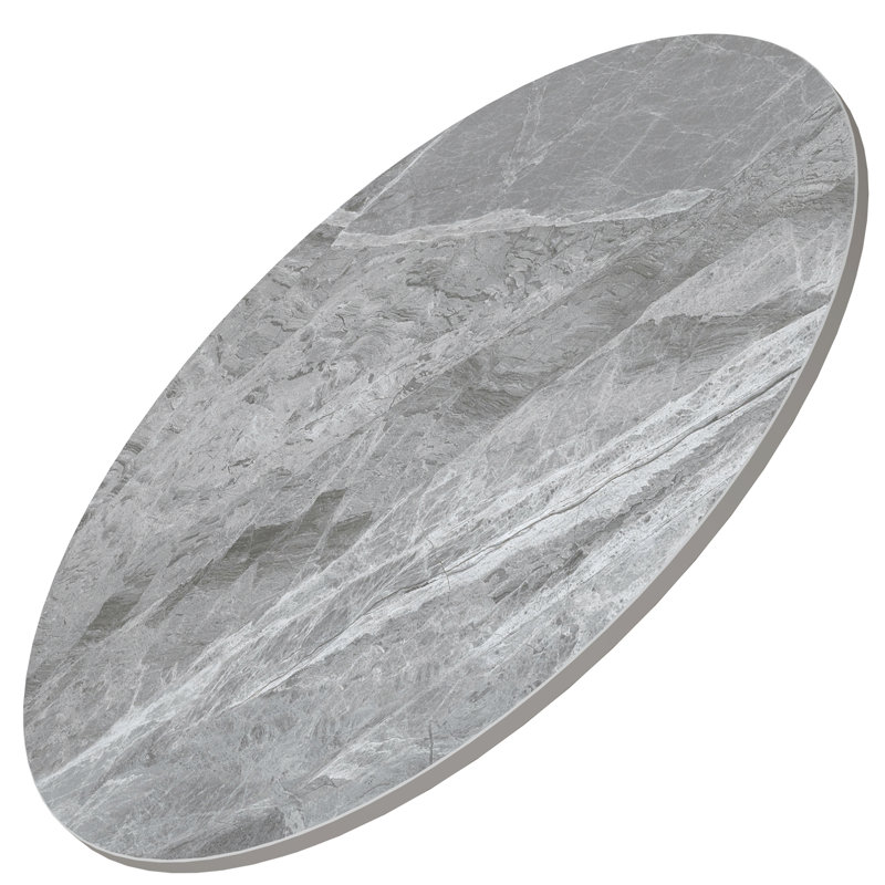 Diy Gray Gloss Sintered Stone Table Top – Cover & Replace Any Dining, Coffee, Or Kitchen Table Surface