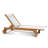 Trakas Montauk Teak Outdoor Reclining Sunlounger-1459565773