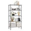 Étagère de rangement Étagère utilitaire Étagère utilitaire à 5 niveaux avec grille métallique pour la maison, la cuisine et le bureau-1128759032-1128758927