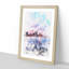 Miami Florida Skyline - Picture Frame Painting Print-56741340-56741339