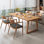 Classic solid wood table set
