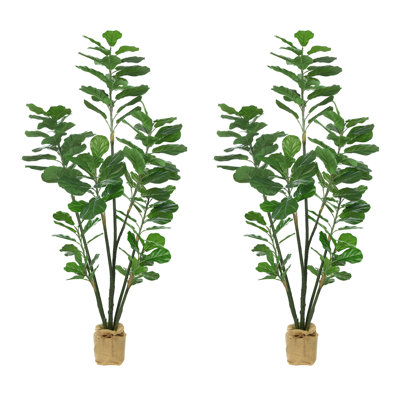 Figuier artificiel en pot