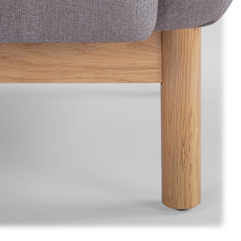 Tulum Armchair, Metro Gray Linen Blend