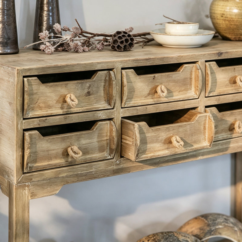 Rustic Solid Wood Console Table