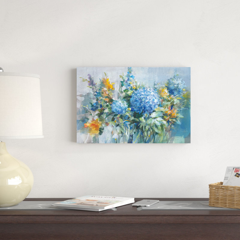 August Garden, H 12 po x l 18 po, Toile tendue, Sans cadre